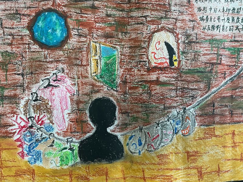 【創作】感染者生命繪本作品分享｜小羅(標題圖檔)