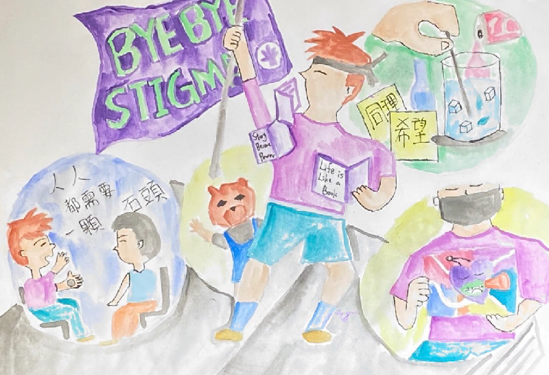 【創作】感染者生命繪本作品分享｜OX(標題圖檔)